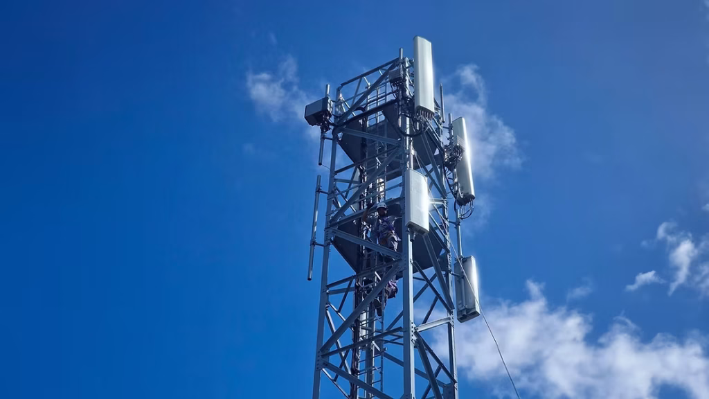 Antenne 5G déployé, à Saint-Martin.
